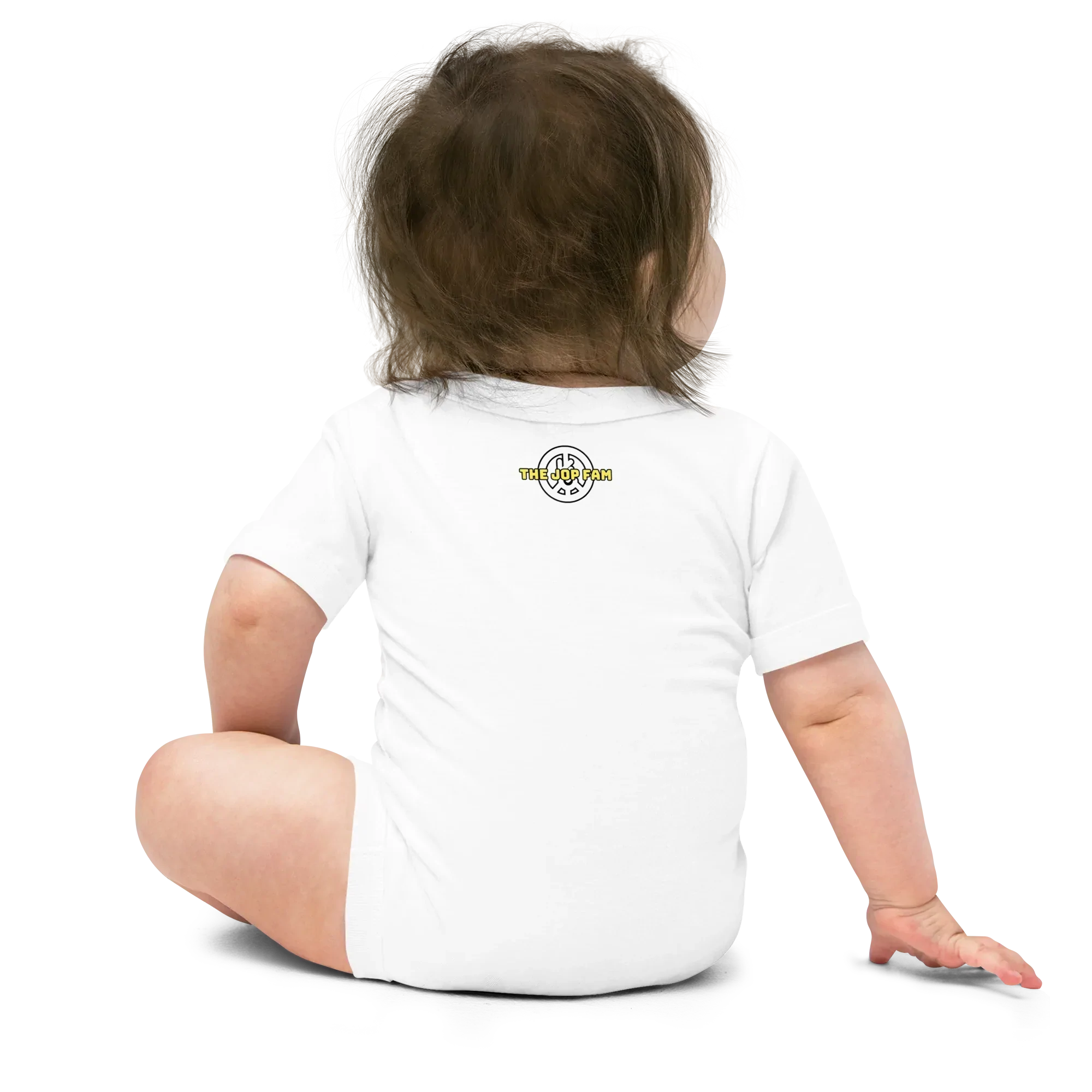 THE JOP FAM BABY JUMPSUIT (WHITE EDITION)