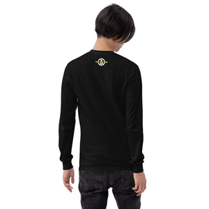 TO THE MOON MEN'S LONG SLEEVE TEE (SPACE BLACK)