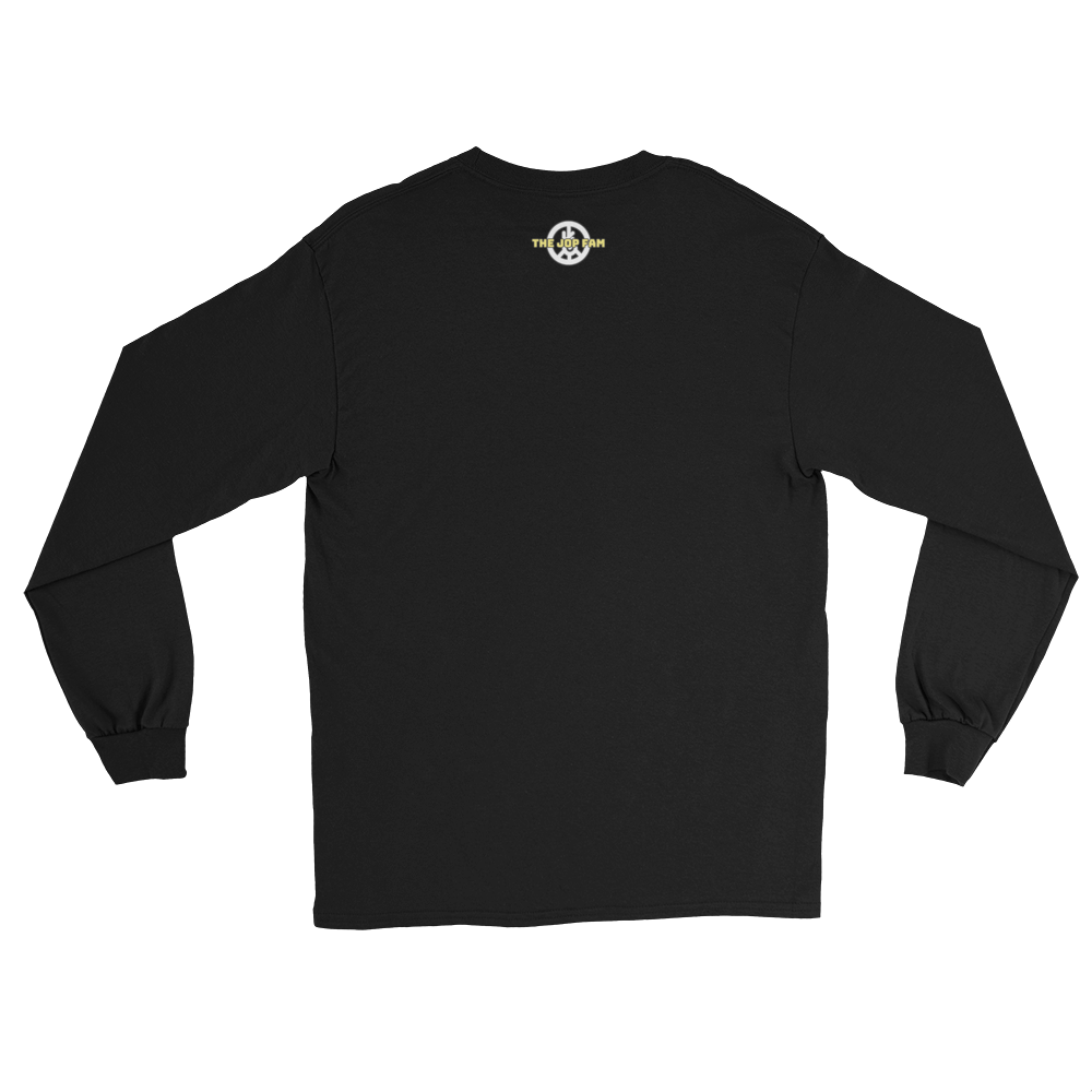 TO THE MOON MEN'S LONG SLEEVE TEE (SPACE BLACK)