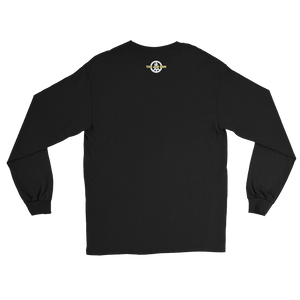 TO THE MOON MEN'S LONG SLEEVE TEE (SPACE BLACK)