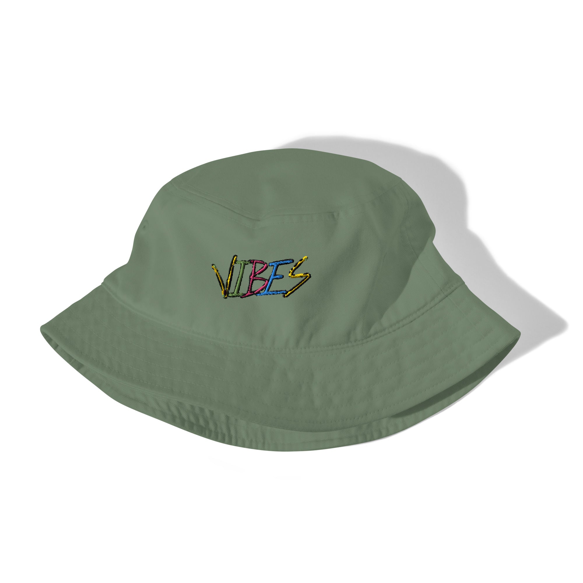 CHILLL VIBES BUCKET HAT (DILL GREEN)